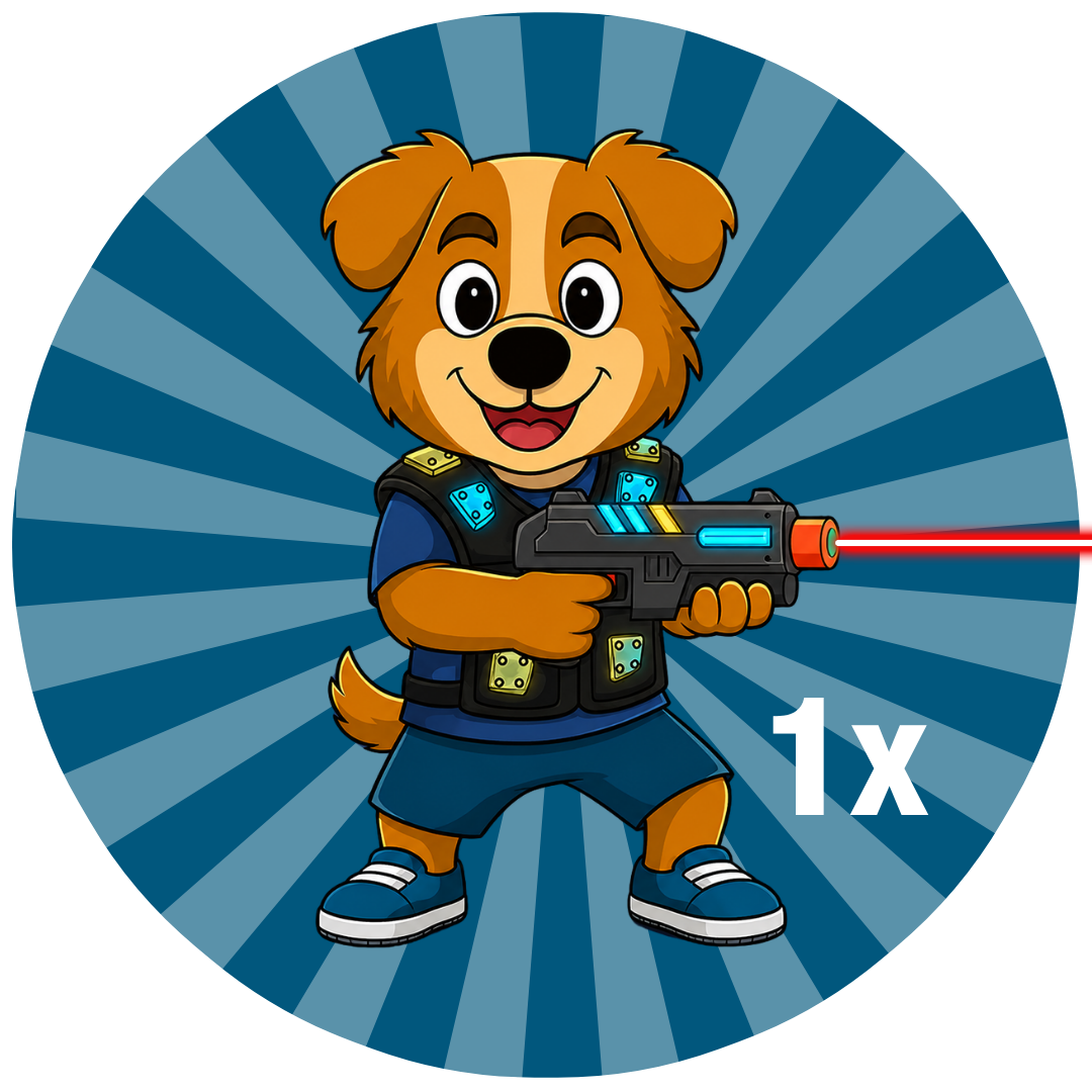 Kidsparty Lasergame 1x (vanaf 6 kids)