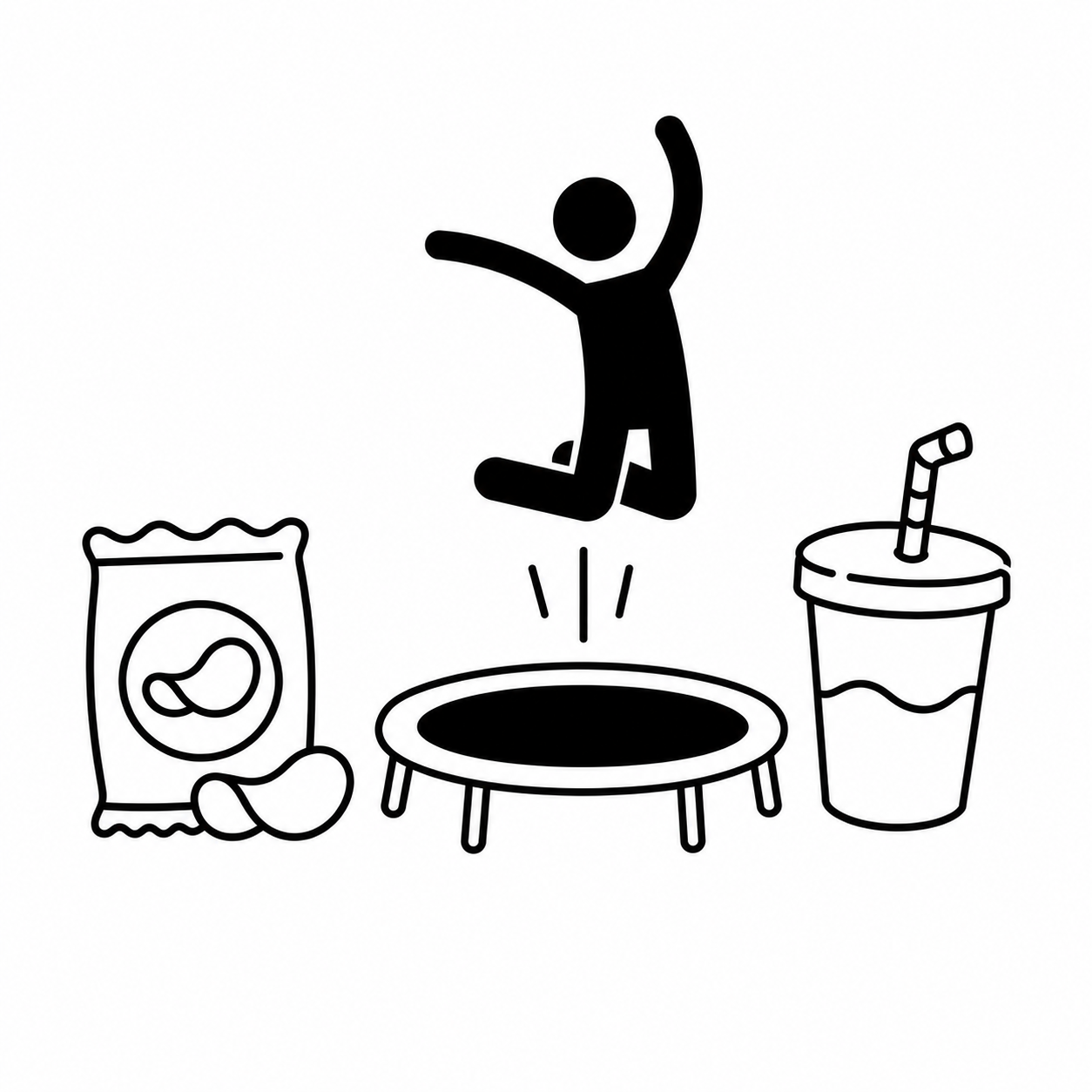 1 uur jumpen - Kinderfeest